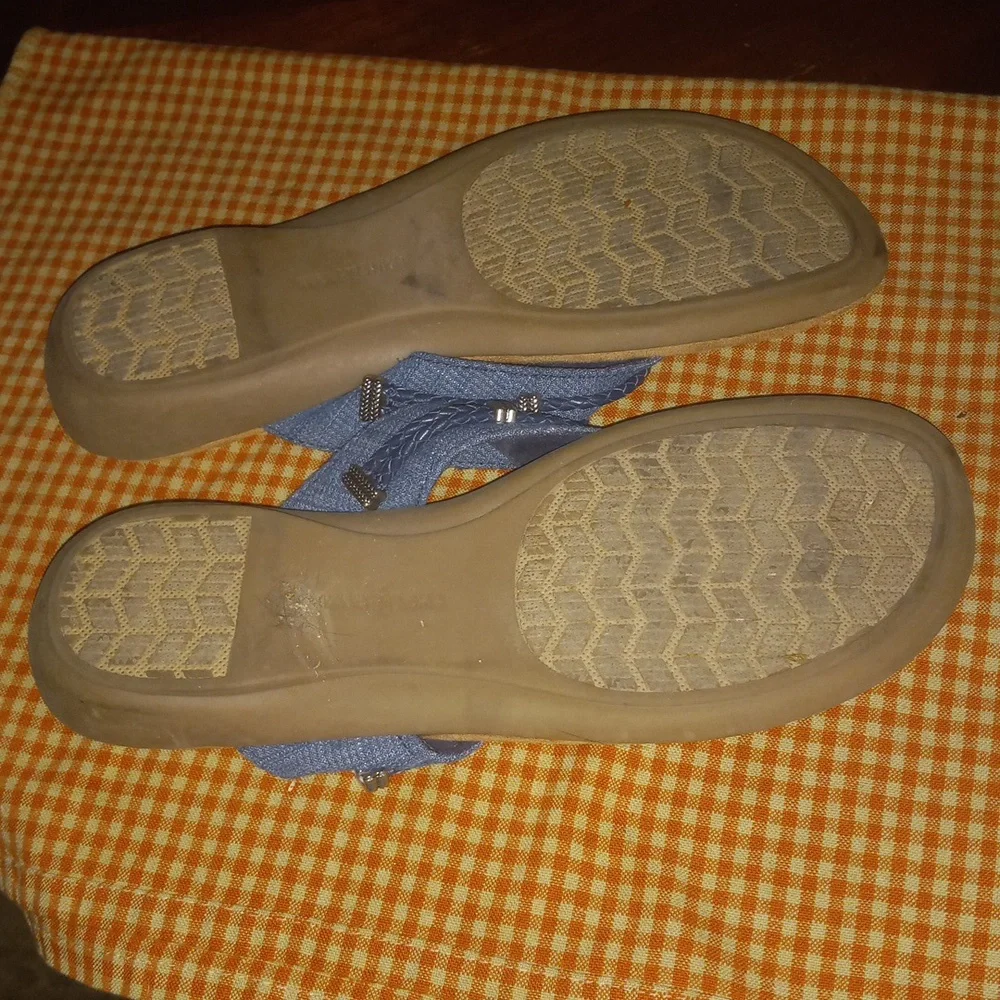 Minnetonka Denim Sandals